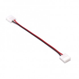 Oem - 10mm 2 Pin Single Color LED Strip Click to Click 15cm Cavo connettore - LED connectors - LSCC05