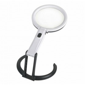 Oem - 2in1 Lámpara de mesa y lupa con LED de alimentación 12x -  - AL1101-00