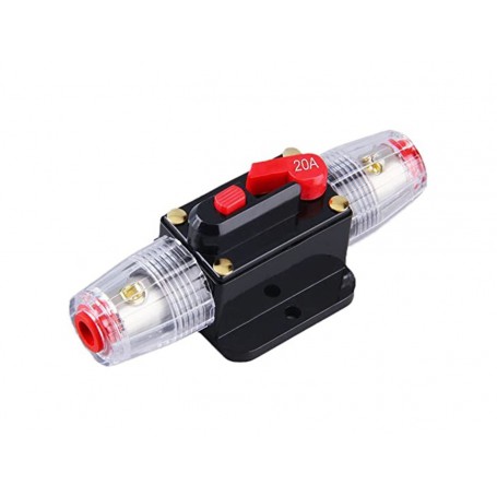 Oem - 20A 12V-24V Inline stroomonderbreker Handmatige reset schakelaar Zekering - Zekeringen en rails - AL1021-20A