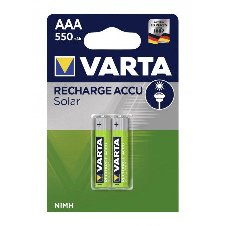 Varta, VARTA AAA rechargeable battery for Solar lamps and devices 550mAh, Size AAA, BS495