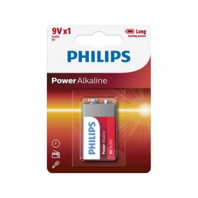 PHILIPS, Philips POWER 9V 6LR61 Alkaline, Other formats, BS496