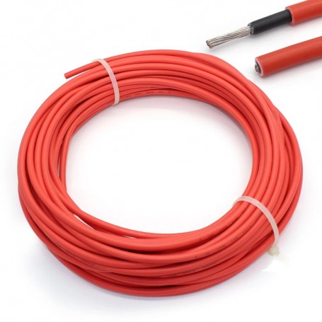 Elettro Brescia, 4mm2 (12AWG) Solar Wire - Red or Black - 1 Meter, Solar Cables, AL250-SOLAR-CB