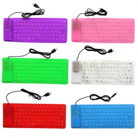 Oem - Tastiera USB flessibile - Full Size - Various computer accessories - YPM003-CB