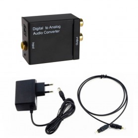 Oem - Digital to Analog Audio Converter box avec alimentation 5V EU - Audio adapters - AL1127-AUDIO