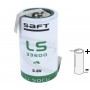 SAFT, SAFT LS 33600 D-Format lithium battery 3.6V - With Solder Lips, Size C D 4.5V XL, NK101-TAG-CB