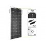 Green Cell, GREEN CELL 100W 18V Flexible Solar panel Solar module SolarFlex / Monocrystalline / ETFE / MC4, Solar panels, GC0...