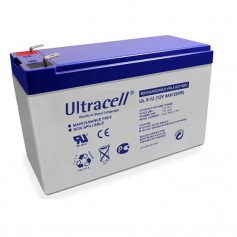 Ultracell UL9-12 12V 9Ah 9000mAh 4.8mm F1 Terminal Rechargeable Lead Acid Battery