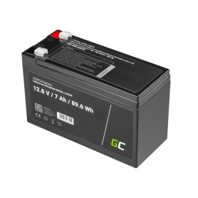 Green Cell - Batteria Green Cell LiFePO4 12.8V 7Ah per pannelli solari e camper - Batteria LiFePO4 - GC109-LPO7AH