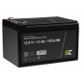 Green Cell - Green Cell LiFePO4 12.8V 12Ah Batterie für Sonnenkollektoren und Wohnmobile -  - GC108-LPO12AH