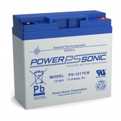 POWER SONIC 12V 17Ah T12 PS-12170B Batería recargable de plomo-ácido