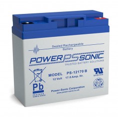 POWER SONIC, POWER SONIC 12V 17Ah T12 PS-12170B Blei-Säure-Akku, Batterie Blei-Säure, PS-006