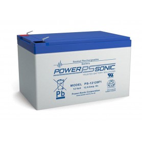 POWER SONIC - POWER SONIC 12V 12Ah F1 PS-12120 Oplaadbare loodaccu - Loodaccu - PS-007