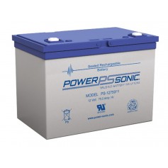 POWER SONIC, POWER SONIC 12V 78.6Ah T6 PS-12750B-FR Flammhemmender Blei-Säure-Akku, Batterie Blei-Säure, PS-12750B-FR