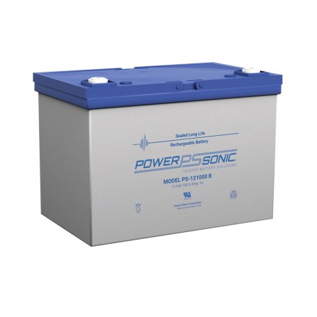 POWER SONIC - POWER SONIC 12V 100Ah T6 PS-121000B Batería recargable de plomo-ácido - Battery Lead-acid  - PS-121000B