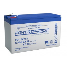 POWER SONIC - POWER SONIC 12V 8.8Ah F2 PG-12V9F2 LONG LIFE Oplaadbare loodaccu - Loodaccu - PS-015
