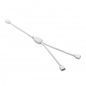 Oem - 1 à 2 voies 4 broches 10 mm RGB Femelle Connecteur Splitter Câble - LED connectors - LSCCW0021
