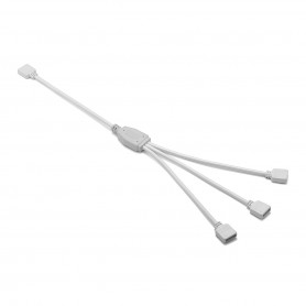 Oem - 1 à 3 voies 4 broches 10 mm RGB Femelle Connecteur Splitter Câble - LED connectors - LSCCW0022