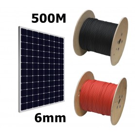 Elettro Brescia, 6mm2 Solar Wire - Red or Black - 500 Meter, Solar Cables, 6MM-500M-CB