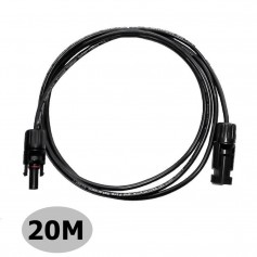 Stäubli, MC4 20 Meter 4mm MC4 Male-FEMALE Cable - Solar accessoires, Solar Cables, MC4-20M-1