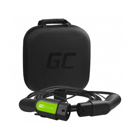 Green Cell, GREEN CELL Type 1 7.2kW 5m EV PHEV electric car charger cable, EV Charge, GC318-EV20