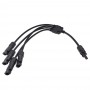 Oem, MC4 DC Solar Panel Connector Cable 1x female to 4x male, Solar Cables, AL1141-MC4-4M