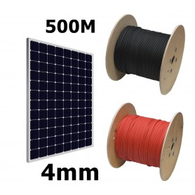 Elettro Brescia, 4mm2 Solar Wire - Red or Black - 500 Meter, Solar Cables, SE452-CB