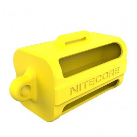 NITECORE, Nitecore NBM41 Support de boîtier en silicone pour batteries 21700, Battery accessories, NBM41-YE