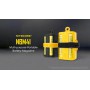 NITECORE, Nitecore NBM41 Support de boîtier en silicone pour batteries 21700, Battery accessories, NBM41-YE