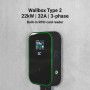 Green Cell - Cargador RFID GREEN CELL EV Wallbox PowerBox 22kW con toma Tipo 2 para coche eléctrico - EV Charge - GC309-EV15RFID