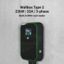 Green Cell, GREEN CELL EV Wallbox PowerBox 22kW RFID charger with Type 2 socket for charging electric cars and Plug-In hybrid...