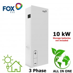 FOX ESS, FOX 10kW All in One Hybrid ESS Storage System - Storage batteries not included, Solar Batteries, FOX-AIO-10KW