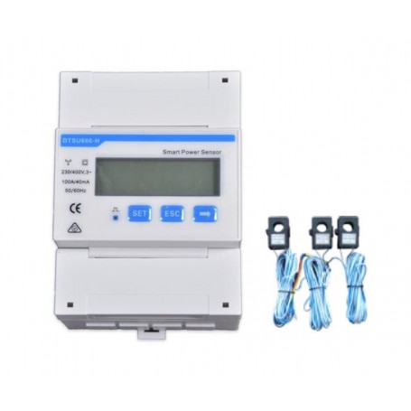 Huawei, Huawei Energy Meter DTSU666-H 3-Phase with 3x 100A sensors, Energy meters, SE044