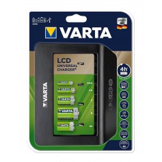 Varta 4h LCD univerzális töltő NiMH AAA, AA, C, D, 9V cellákhoz