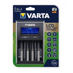 Varta 4-Bay LCD Dual Tech NiMH and Li-ION battery charger