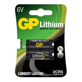 GP, GP 2CR5 6V Lithium Battery, Other formats, BS511-2CR5-CB