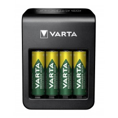 Varta AA AAA 9V LCD Wal-Plug 4-Bay charger including 4x 2100mAh AA batteries