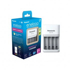 Panasonic - Panasonic AA AAA Eneloop Smart & Caricabatterie rapido BQ-CC55E -  - BQ-CC55E