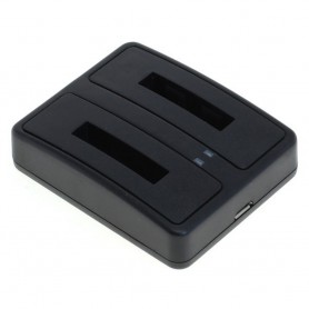 OTB - OTB Dual Battery Charger Compatible With OLYMPUS LI-40B / NIKON EN-EL10 / FUJI NP-45 - Nikon photo-video chargers - ON6326