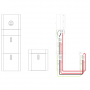 KSTAR, KSTAR 10-20kW H3-H5 Connector cables batteries and Top Cover, Battery Cables, 10-20KW-CABLE