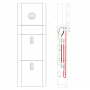 KSTAR, KSTAR 10kW H3-H5 Connector cables for 2 batteries (extra accessories), Battery Cables, 10KW-CABLE