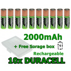 Duracell - 10x DURACELL Plus R6 / AA Ni-MH 2000mAh - Size AA - BS530