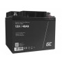 Green Cell - GREEN CELL 12V 40Ah VRLA AGM Batería con terminal B4 -  - GC354-AGM22
