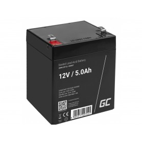 Green Cell - Batteria Green Cell 12V 5Ah 5000mAh - Battery Lead-acid  - GC355-AGM27