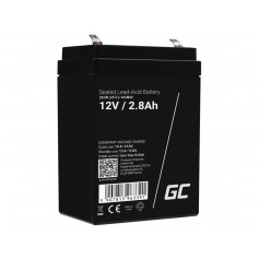 Green Cell, Green Cell 12V 2.8Ah 2800mAh VRLA AGM akku, Batterie Blei-Säure, GC358-AGM42