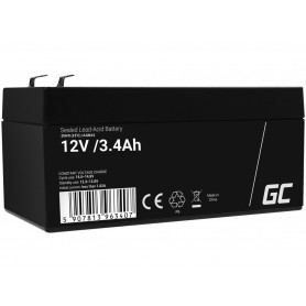 Green Cell - Batteria Green Cell 12V 3.4Ah 3400mAh - Battery Lead-acid  - GC359-AGM43