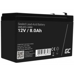 Green Cell 12V 8Ah 8000mAh VRLA AGM accu