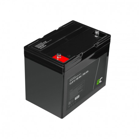 Green Cell - Batteria Green Cell LiFePO4 12,8V 60Ah 768Wh per pannelli solari e camper - Batteria LiFePO4 - GC118-CAV11