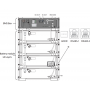 FOX ESS, FOX HV BMS-V2 per 2 fino a 8 batterie FOX FE-HV2600-V2 52 V 2,6 kWh, Monitor batteria, SE207