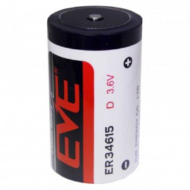 EVE, EVE ER34615 D-Format 3.6V 19000mAh Li-SOCI2 (non-rechargeable), Size C D 4.5V XL, NK518