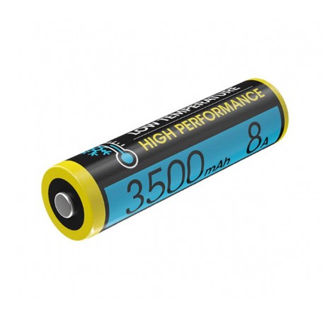 NITECORE, Nitecore NL1835LTHP 3500mAh 8A specially for Cold Weather Low Temperature High Performance, Size 18650, MF019